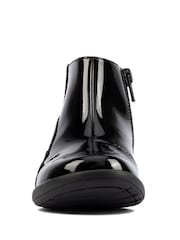 Черные лакированные ботинки с отделкой "радуга" Clarks - Изображение 5 из 8