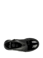 Черные лакированные ботинки с отделкой "радуга" Clarks - Изображение 7 из 8