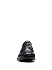 Черный - Стандартный фит (G) - Кожаная Обувь Clarks Howard - Image 3 of 7