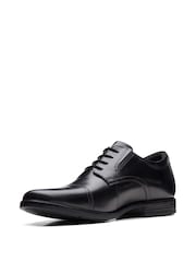 Черный - Стандартный фит (G) - Кожаная Обувь Clarks Howard - Image 5 of 7