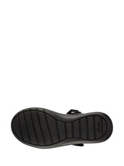 Clarks Black Patent Multi Fit Rainbow Detail Leather Shoes - Image 7 of 7