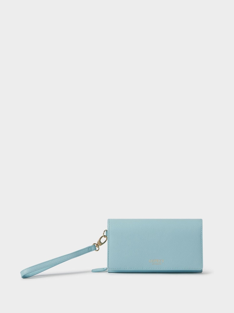 Azul - Monedero organizador de viajes de cuero de Osprey London - Imagen 1 de 5 Azul - Monedero organizador de viajes de cuero de Osprey London - Imagen 1 de 5