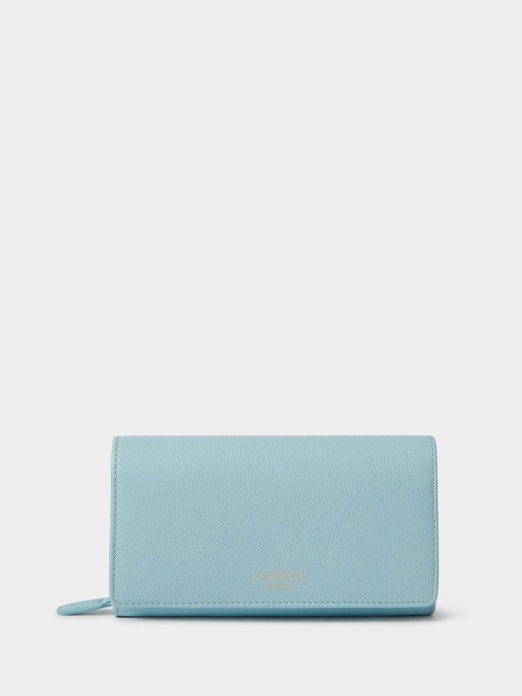 Azul - Monedero organizador de viajes de cuero de Osprey London - Imagen 2 de 5 Azul - Monedero organizador de viajes de cuero de Osprey London - Imagen 2 de 5