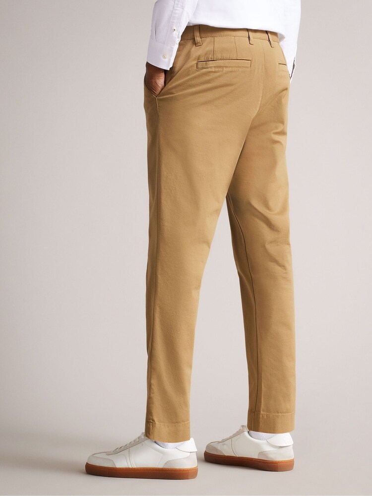 Naturalny - Luźne chinosy w swobodnym stylu Ted Baker Genbee - Image 2 of 6