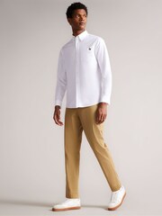 Naturalny - Luźne chinosy w swobodnym stylu Ted Baker Genbee - Image 3 of 6