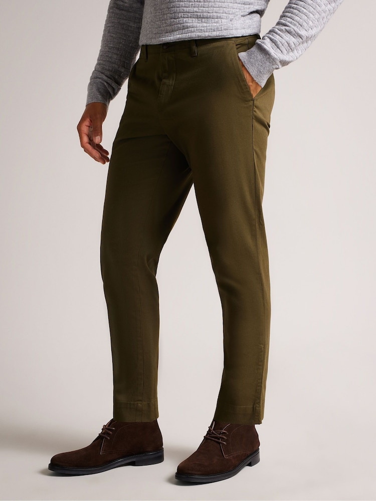 Ted Baker Green Genbee Casual Relaxed Chinos - Image 1 of 4