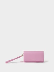 Osprey London Pink The Osprey London Leather Travel Organiser Purse - Image 1 of 6