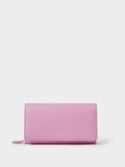 Osprey London Pink The Osprey London Leather Travel Organiser Purse - Image 2 of 6