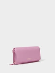 Osprey London Pink The Osprey London Leather Travel Organiser Purse - Image 3 of 6