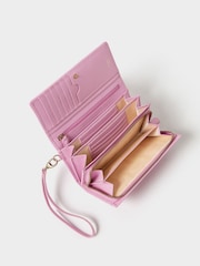 Osprey London Pink The Osprey London Leather Travel Organiser Purse - Image 4 of 6
