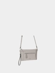 Osprey London Light Taupe The Ruby Leather Cross-Body Bag - Image 4 of 5