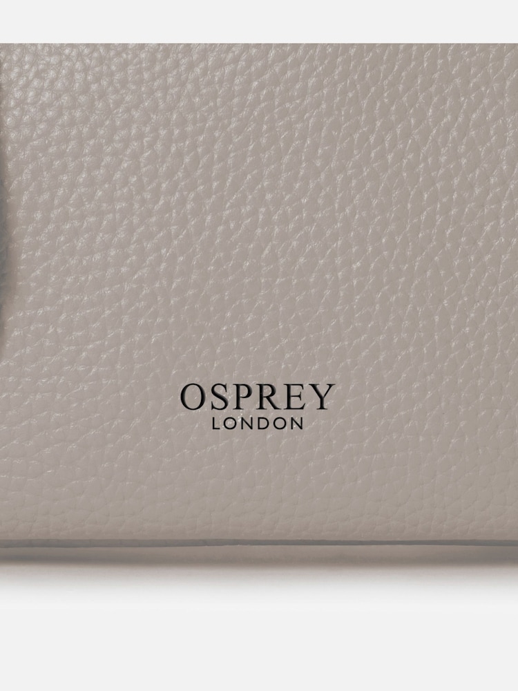 Osprey London Light Taupe The Ruby Leather Cross-Body Bag - Image 5 of 5 Osprey London Light Taupe The Ruby Leather Cross-Body Bag - Image 5 of 5