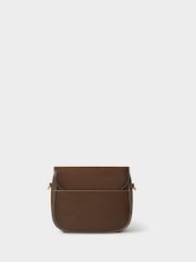 Osprey London Brown The O Buckle Leather Cross-Body Bag - Image 3 of 6
