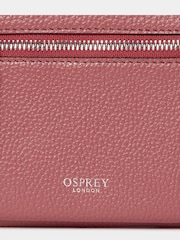 Osprey London Raspberry Pink The Ruby Leather Cross-Body Bag - Image 4 of 5
