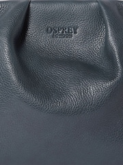 Osprey London Blue The Pleated Leather Clutch Bag - Image 5 of 5