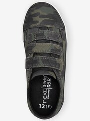 Khaki Camouflage Wide Fit (G) Strap Touch Fastening Shoes - Image 3 of 5