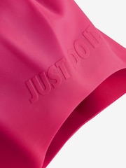 Nike Pink Long Hair Swim Cap - Image 2 of 4