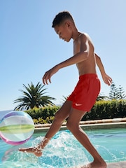Nike Red 4 Inch Essential Volley Swim Shorts - Image 1 of 7