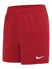 Nike Red 4 Inch Essential Volley Swim Shorts - Image 3 of 7