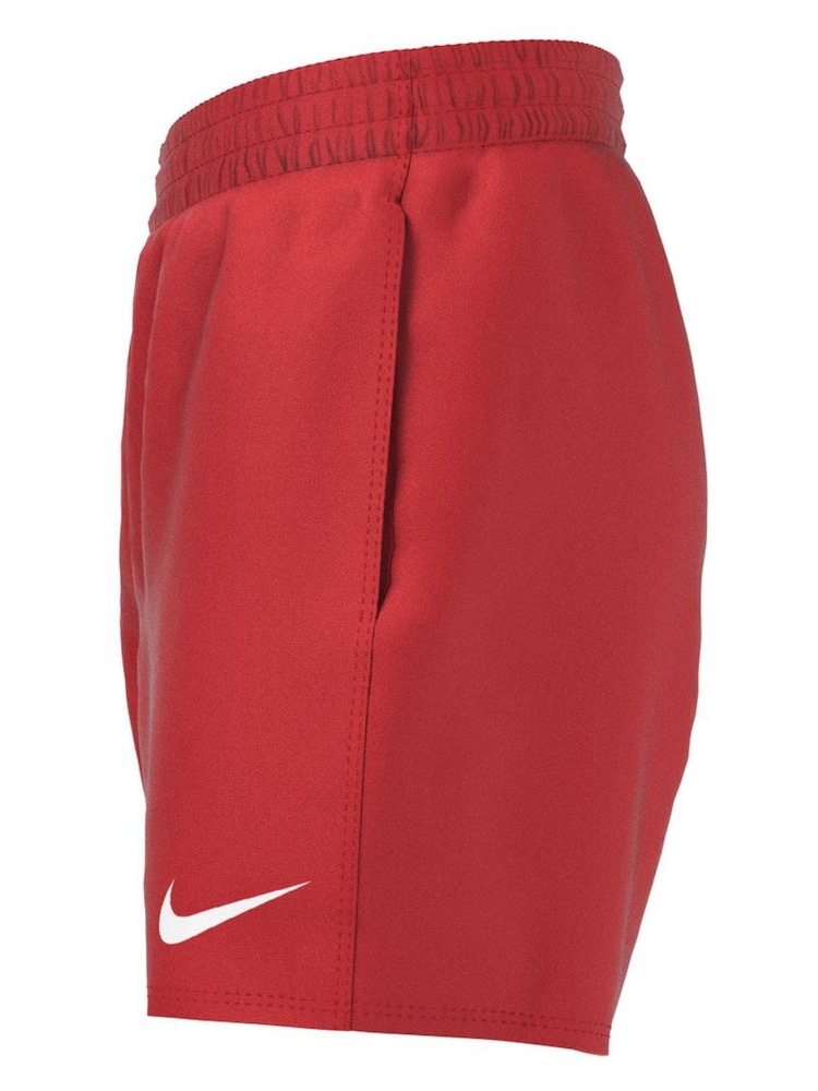 Nike Red 4 Inch Essential Volley Swim Shorts - Image 5 of 7