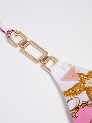 Guess Pink Jewel Triangle Bikini Top - Image 8 of 8