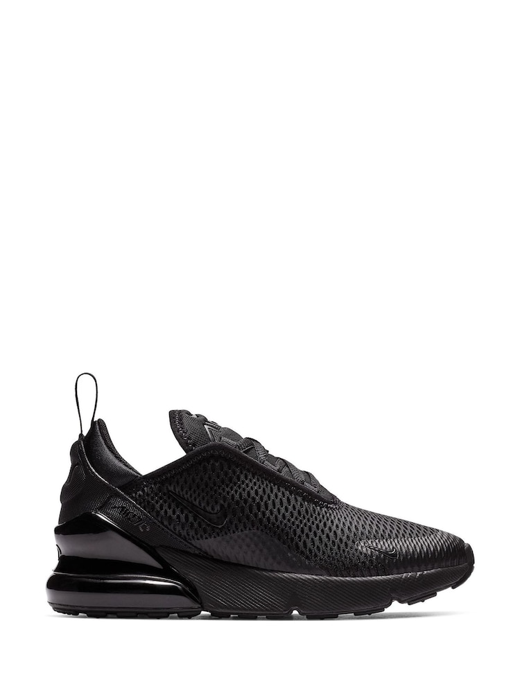 Nike Black Junior Air Max 270 Trainers - Image 1 of 8