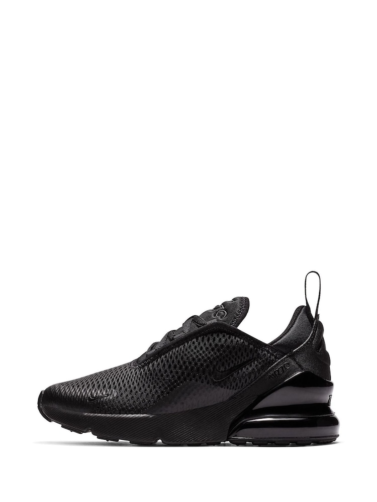 Nike Black Junior Air Max 270 Trainers - Image 2 of 8
