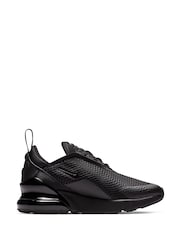 Nike Black Junior Air Max 270 Trainers - Image 3 of 8