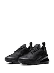 Nike Black Junior Air Max 270 Trainers - Image 5 of 8