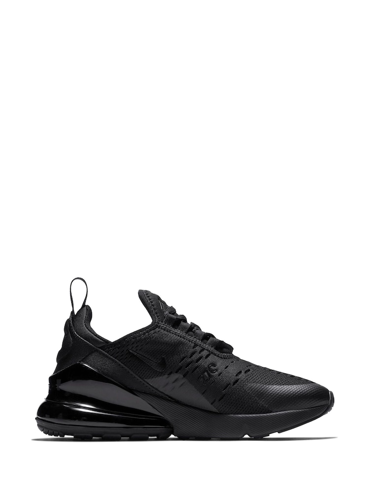 Nike Black Youth Air Max 270 Trainers - Image 1 of 8