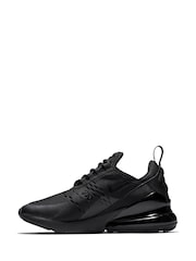 Nike Black Youth Air Max 270 Trainers - Image 2 of 8