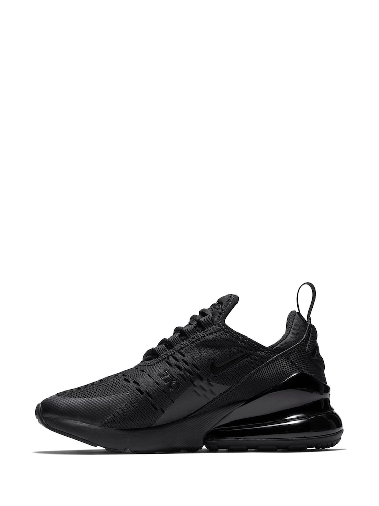 Nike Black Youth Air Max 270 Trainers - Image 2 of 8