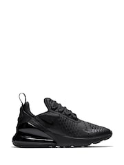 Nike Black Youth Air Max 270 Trainers - Image 3 of 8