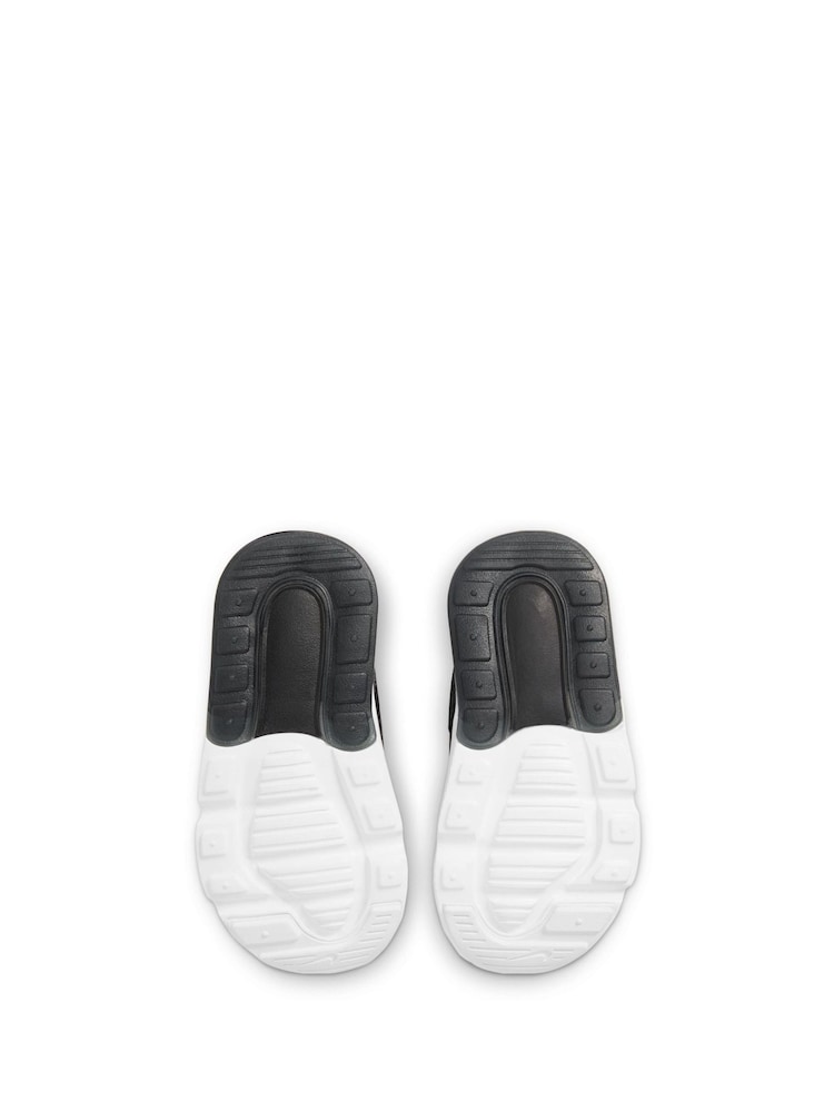 Nike Black & White Infant Air Max 270 Trainers - Image 8 of 9