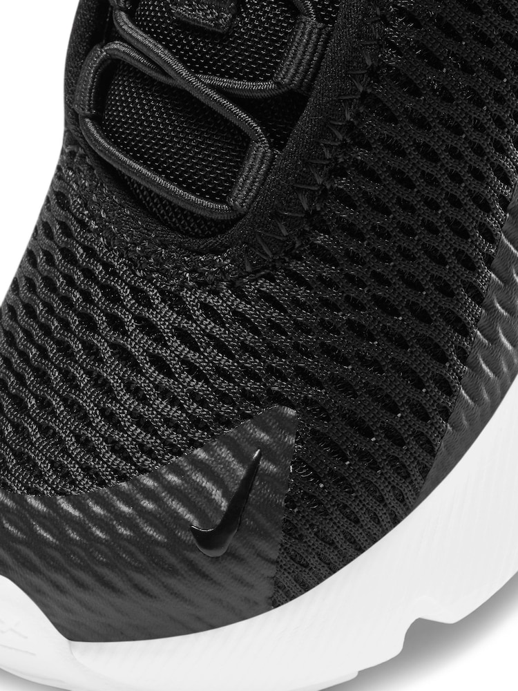 Nike Black & White Infant Air Max 270 Trainers - Image 9 of 9