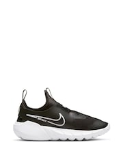 Nike Black/White Flex Runner Youth Trainers - Image 3 of 10