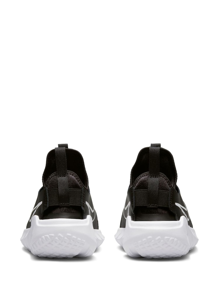 Czarny/biały - Nike Flex Runner Youth Trainers - Image 8 of 10