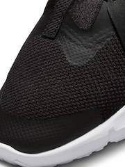 Nike Black/White Flex Runner Youth Trainers - Image 9 of 10