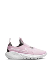Nike Pink Flex Runner Youth Trainers - Image 1 of 10