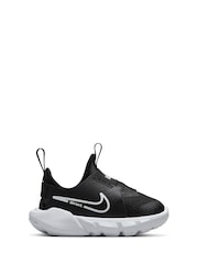 Nike Black/White Flex Runner 2 Infant Trainers - Image 3 of 9