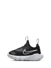 Nike Black/White Flex Runner 2 Infant Trainers - Image 4 of 9