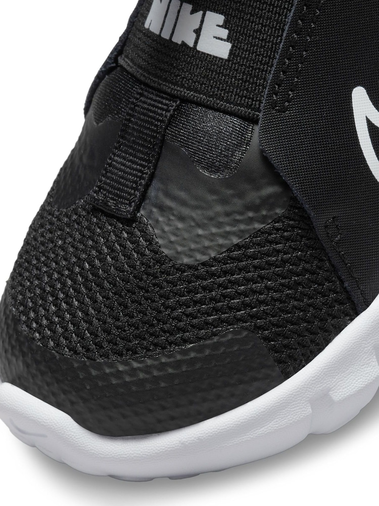 Nike Black/White Flex Runner 2 Infant Trainers - Image 9 of 9