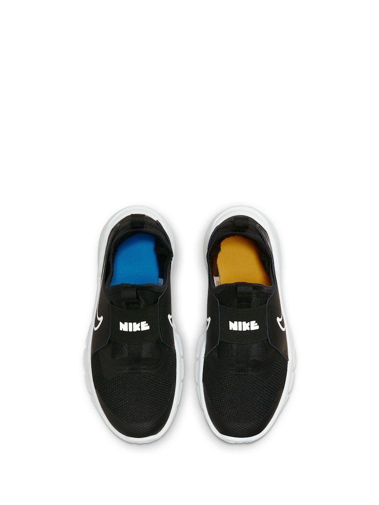 Czarny/biały - Nike Flex Runner 2 Junior Trainers - Image 11 of 13