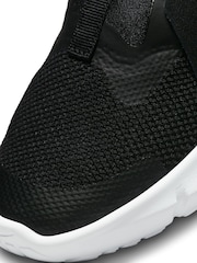 Nike Black/White Flex Runner 2 Junior Trainers - Image 12 of 13