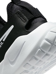 Nike Black/White Flex Runner 2 Junior Trainers - Image 13 of 13