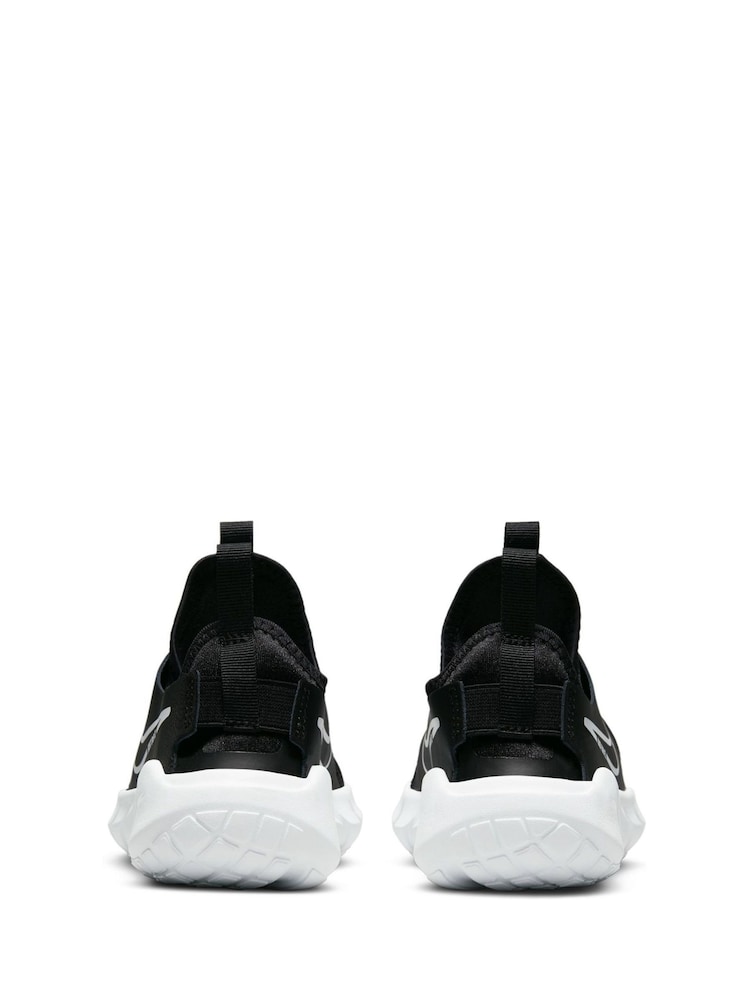 Czarny/biały - Nike Flex Runner 2 Junior Trainers - Image 9 of 13
