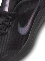 Nike Black/Grey Downshifter 12 Running Youth Trainers - Image 10 of 11