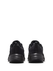 Nike Black/Grey Downshifter 12 Running Youth Trainers - Image 6 of 11
