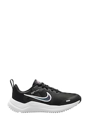 Nike Black/White Downshifter 12 Running Youth Trainers - Image 1 of 3