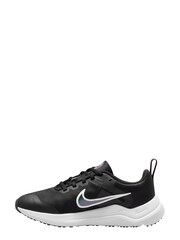 Nike Black/White Downshifter 12 Running Youth Trainers - Image 2 of 3